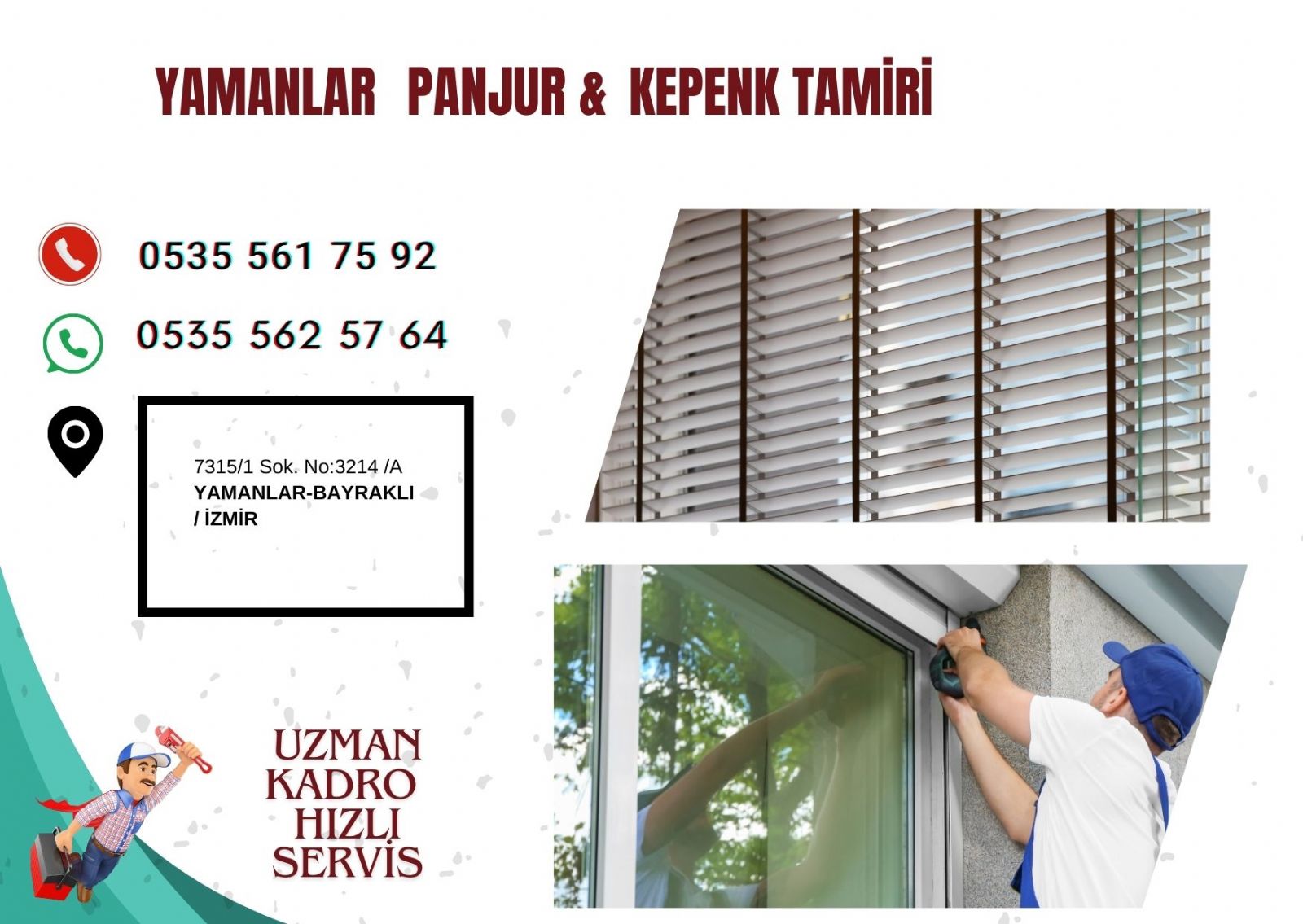 Yamanlar  panjur ve Kepenk Tamiri